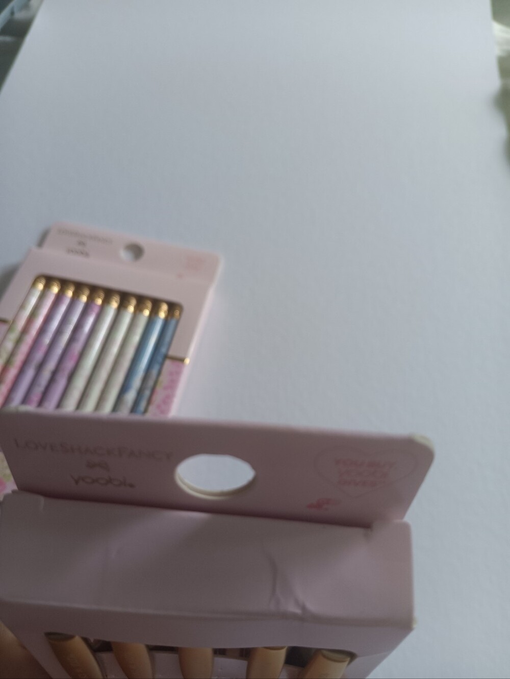 LoveShackFancy x Yoobi Floral Stationery Set 12 Pencils & 5 Ballpoint Pens New - Picture 7 of 7